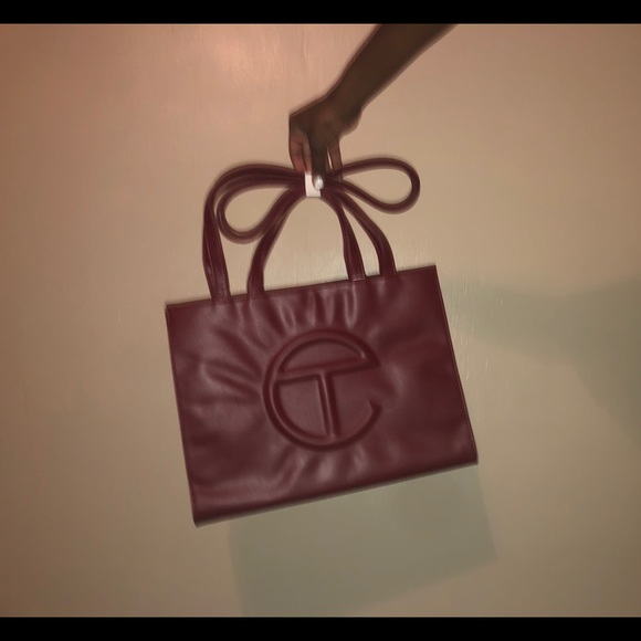 BRAND NEW Telfar Medium Oxblood Shopping Bag - Picture 2 of 6